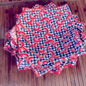 Set of 8 Cloth Napkins 🍉
